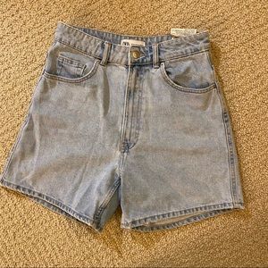 Zara denim mom shorts [SOLD]